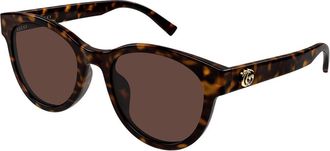 Gucci GG2127SK Asian Fit 002 Womens Sunglasses Size 54 - Free RX Lenses - Free RX Lenses