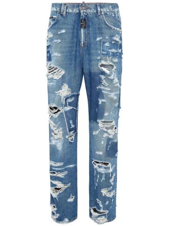 Philipp Plein Beach Boy jeans - men - Polyester/Cotton/Cotton - 33 - Blue