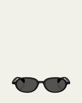 Moncler Mens ME8006 Oval Sunglasses