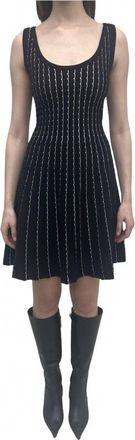 Rebecca Taylor Dorothy Sweater Mini Dress In Black