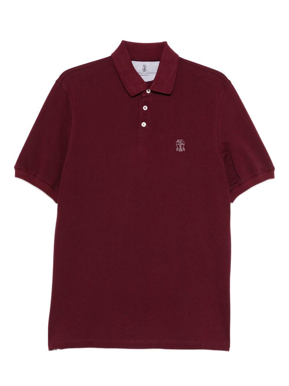 Tシャツ・カットソー BRUNELLO CUCINELLI Logo pique polo shirt (ME8548788 CD361) Brunello cucinelli Logo piqué polo shirt available on julian