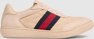 Gucci Womens Screener Sneaker, Pink, Nylon