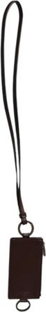 Dolce & Gabbana Kaarthouder Portemonnee - unisex - Portefeuilles - Bruin - ONE Size - Leer - Accessoires