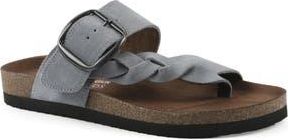 White Mountain Harleta Footbed Sandal in Blue Raspberry/Suede at Nordstrom Rack, Size 12