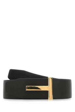 Tom Ford Dark Brown Leather Belt