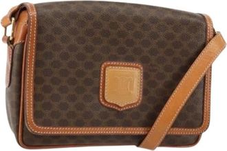 Celine Pre-owned Vintage Cross Body Tas - Dames - Vintage Schoudertas - Bruin - ONE Size - Leer - Vintage