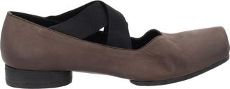 Uma Wang Brown Soft Calf Leather Ballerina Flats