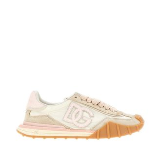 Dolce & Gabbana Suede leather and nylon DG athletic sneakers Woman 38