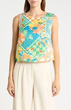 Ramy Brook Mabel Sleeveless Top in Garden Print at Nordstrom Rack, Size Xx-Small