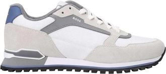 HUGO BOSS Parkour Sneakers - Heren - Sneakers - Wit - 45 EU - Su&egrave;de - Schoenen