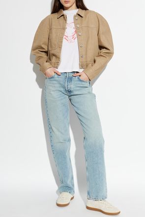 Re/Done T-shirt With Print, Womens, White