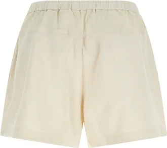 Moncler Boucl&eacute; Bermuda - Cream