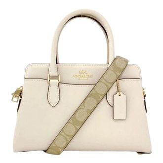 Coach Pre-owned Handbags, female, White, Size: ONE SIZE Pre-owned Signature Handbag