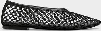 Staud Womens Alba mesh ballet flats Women