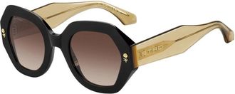 Etro Authentieke Stijlvolle Brillen- Premium Kwaliteit! - unisex - Zonnebrillen - Zwart - 50 MM - Accessoires