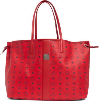MCM Large Liz Reversible Shopper in Candy Red at Nordstrom Rack