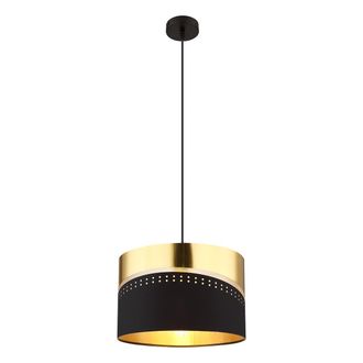 Globo Lighting L&aacute;mpara Colgante - Or - Negro - Metal - &Oslash; 35cm - E27 - - Globo
