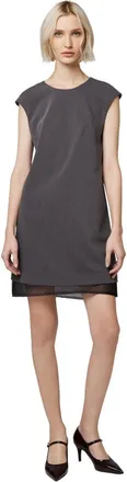 Alpha Studio Kleedjes, Dames, Zwart, M, Mini Abito