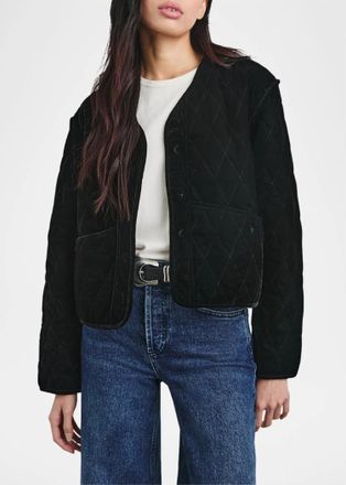 Rails Kiko Jacket In Black Velvet