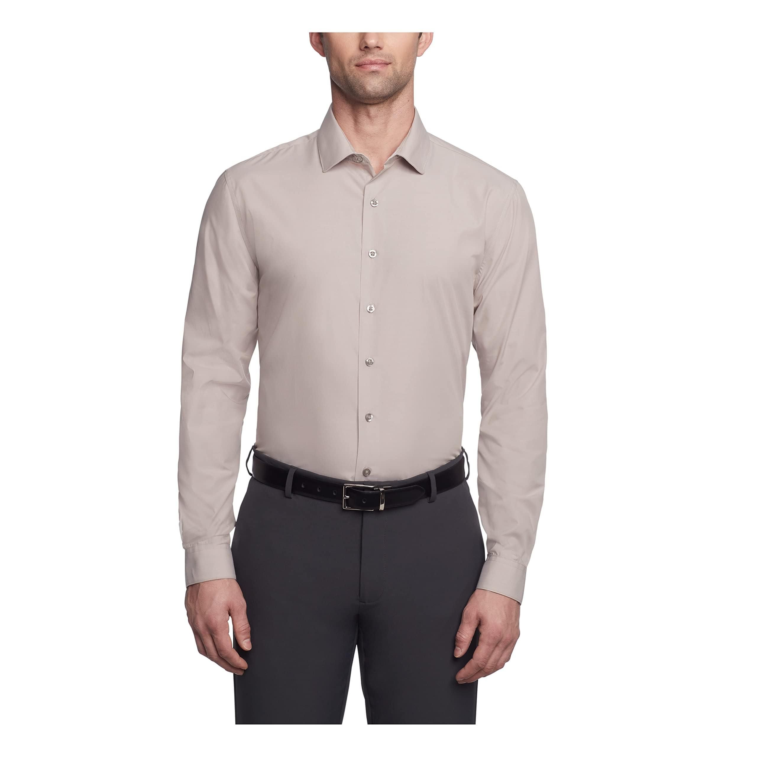 Kenneth Cole Herrenhemd Slim Fit – Karo & Streifen, Klassisches Business Hemd