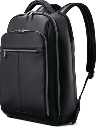 Samsonite Classic Leather Softside Backpack - Backpacks