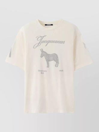 Jacquemus embroidered cotton t-shirt