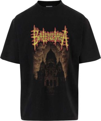 Balenciaga Black Crew Neck T-Shirt