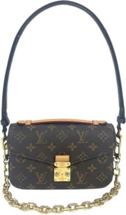 Louis Vuitton Pre-owned Pochette Schoudertas - Dames - Vintage Schoudertas - Bruin - ONE Size - Vintage