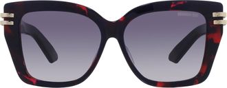 Dior CDIOR S1F Gradient Smoke Square Ladies Sunglasses CD40149F 54B 56