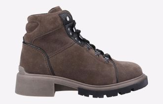 Hush Puppies Rita Hiker Boot MEMORY FOAM Womens - Brown - Size UK 6