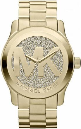 Michael Kors Runway Mk 5706 Horloge - Dames - Horloges - Geel - ONE Size - Accessoires