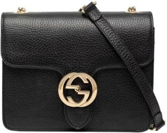 Gucci Pre-owned Cross Body Bags, female, Black, Size: ONE SIZE Pre-owned Crossbody Bag