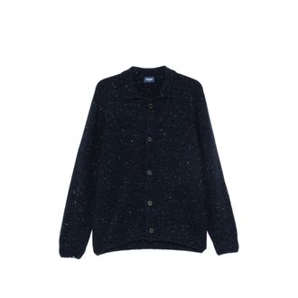 Drumohr Flecked-knit Button-up Cardigan