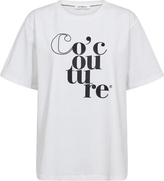 Co'Couture T-Shirts - Dames - T-shirts - Wit - S - Tops