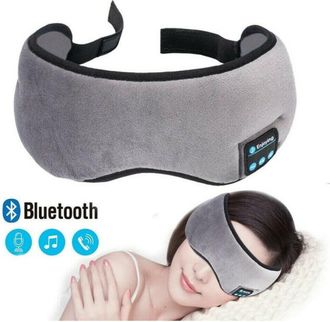 Trade Shop Trade Shop - Maschera Notte Copri Occhi Per Dormire Da Viaggio Con Cuffie Bluetooth Q-yz1