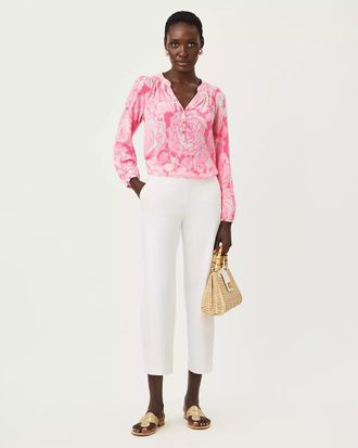 Lilly Pulitzer 26 Sarissa High Rise Crop Pant