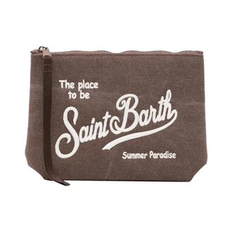 MC2 Saint Barth Clutches, female, Brown, Size: ONE SIZE MC2 Saint Barth Bags.. Brown