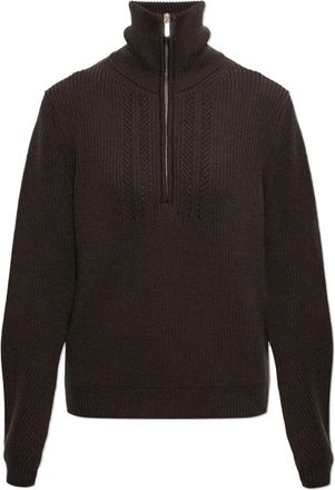 Paul & Shark Wool Turtleneck Sweater - Dames - Coltruien - Bruin - S - Wol - Truien & Vesten