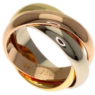 Cartier Yellow Gold (18K) Pink Gold (18K) White Gold (18K) Band Ring (Pre-Owned)