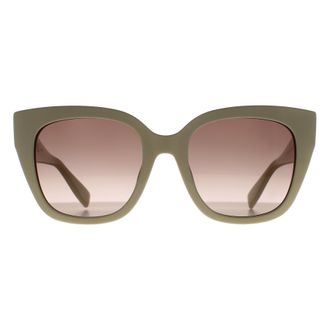 Furla Vierkant Dames Glimmend Beige Cr&egrave;me Donkerbruin Kleurverloop SFU812