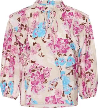 Kaffe Blouses - Dames - Blouses - Veelkleurig - XS - Overhemden