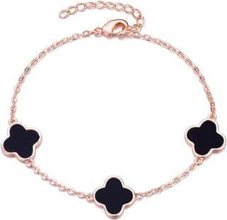 Adornia Black Clover Bracelet in Pink-Black at Nordstrom Rack