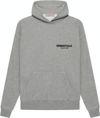 Fear of God Essentials Hoodie (Ss22) - male - Fear Of God - Hoodies - Gray - 2XS - Sweatshirts & Hoodies