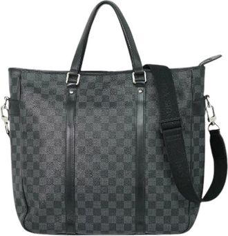 Louis Vuitton Pre-owned Tote Bags, female, Black, Size: ONE SIZE Pre-owned Canvas Tote Bag