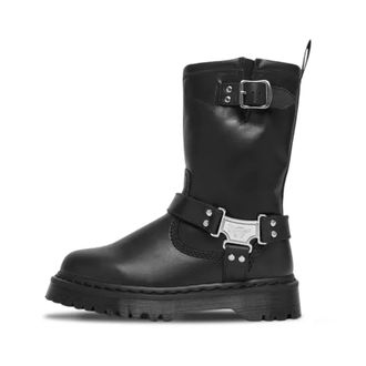Dr. Martens Anistone High Leather Biker - male - Dr. Martens - Ankle Boots - Black - 11 UK - Shoes