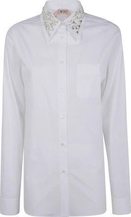 N&deg;21 Shirts - Dames - Overhemden - Wit - S - Overhemden