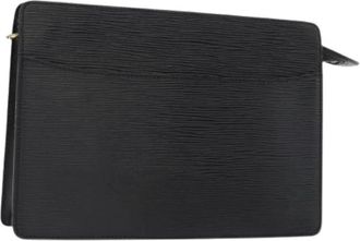 Louis Vuitton Pre-owned Clutches, male, Black, Size: ONE SIZE Pre-owned Pochette Homme