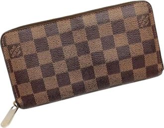 Louis Vuitton Pre-owned Wallets, female, Brown, Size: ONE SIZE Pre-owned Canvas Wallet