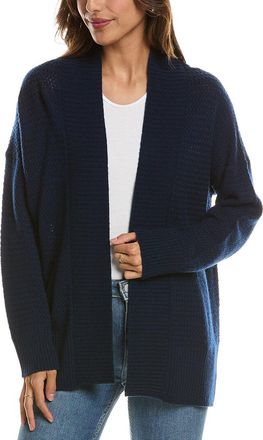 Fort&eacute; Cashmere Textured 100% Cashmere Duster Cardigan