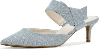 Bandolino Millie High Womens Heels Light Blue : 10.5 M, Textile